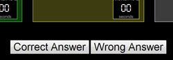Correct & Wrong Answer Buttons