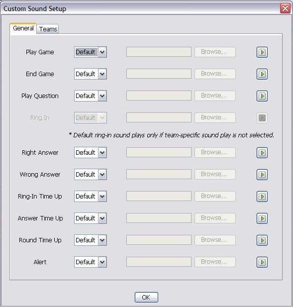 Custom Sound Setup